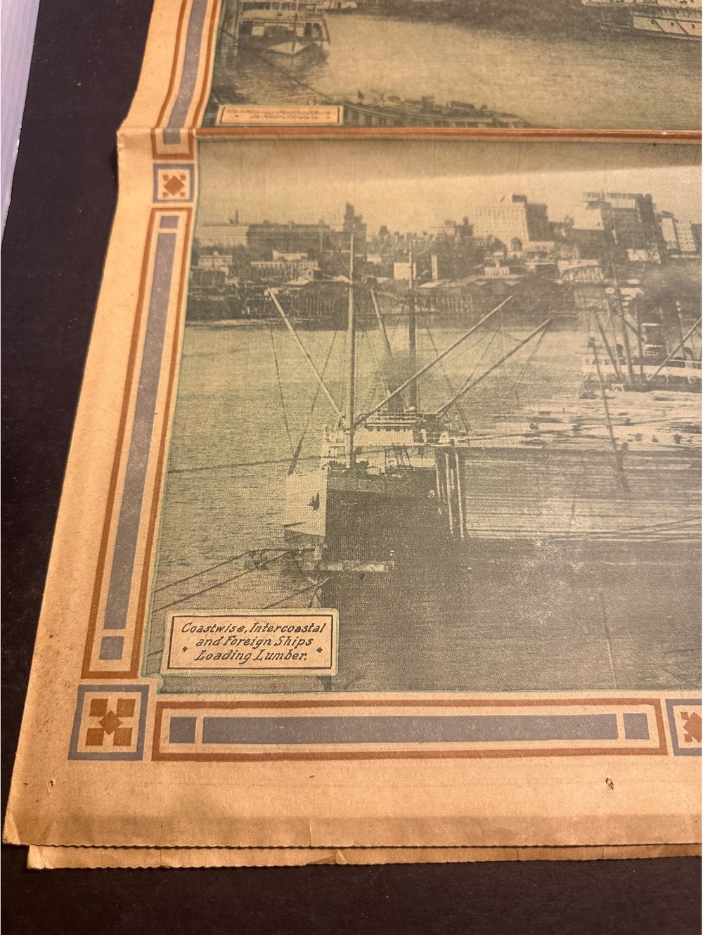 1925 Morning Oregonian Portland Skyline Harbor Ships New Year’s Edition - Picture 2 of 9